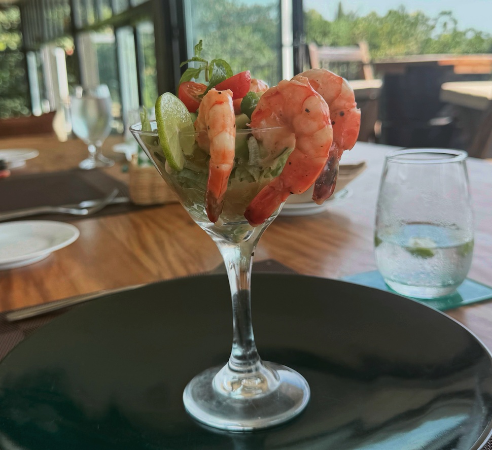 Lagoon Prawn Cocktail at Café Samaya